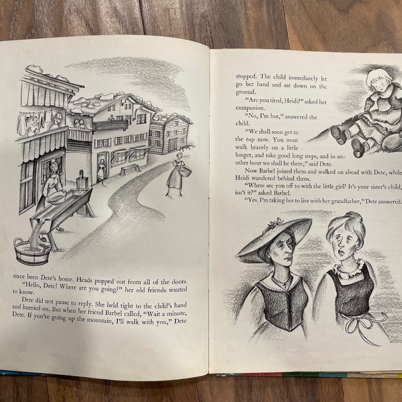 Vintage (1946) "Heidi" Hardcover Book - Picture 5 of 8